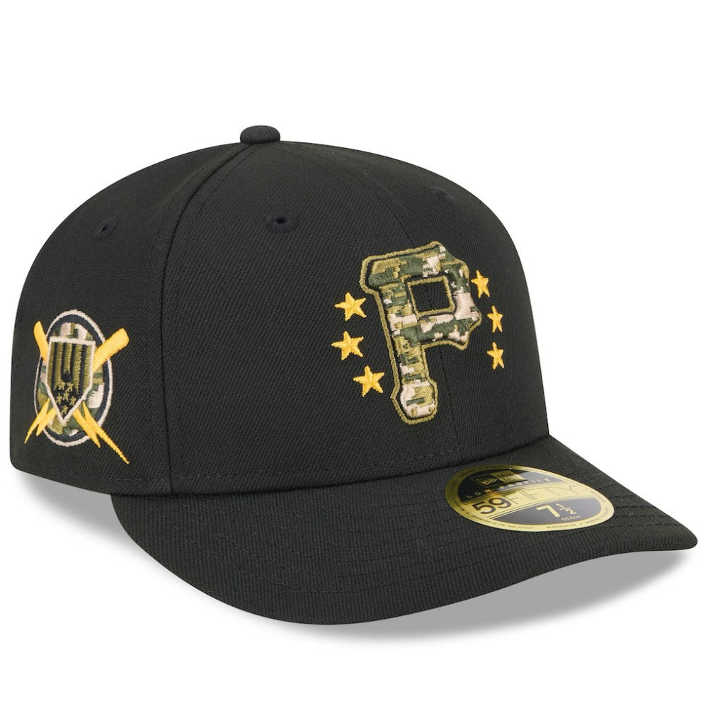 Pittsburgh Pirates New Era 2024 Armed Forces Day Low Profile 59FIFTY Fitted Hat Clearance