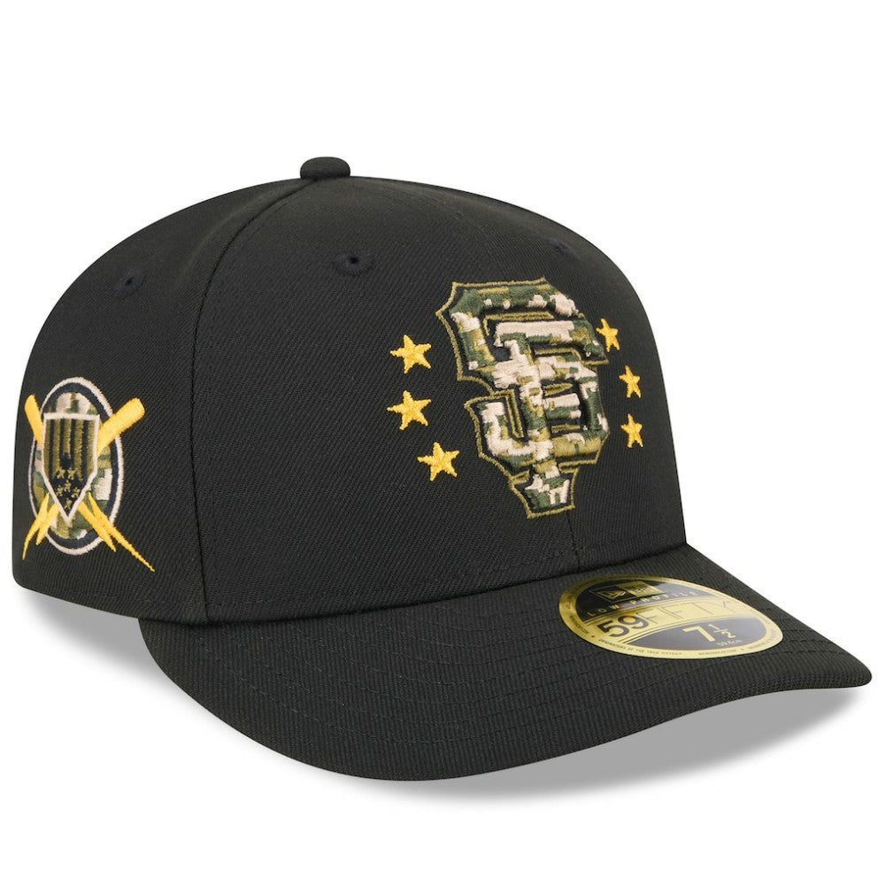 San Francisco Giants New Era 2024 Armed Forces Day Low Profile 59FIFTY Fitted Hat Lifestyle