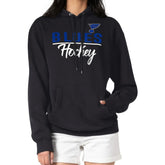 St. Louis Blues - G-III 4Her by Carl Banks Women's Team Sport Tri-Blend Fleece Hoodie Black
