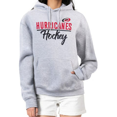 Carolina Hurricanes - G-III 4Her by Carl Banks Women's Team Sport Tri-Blend Fleece Hoodie Heather Gray