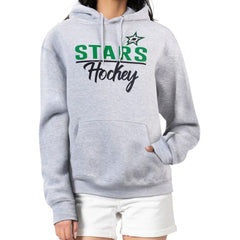 Dallas Stars - G-III 4Her by Carl Banks Women's Team Sport Tri-Blend Fleece Hoodie Heather Gray