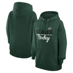 Dallas Stars - G-III 4Her by Carl Banks Women's Team Sport Tri-Blend Fleece Hoodie Green