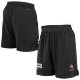 Atlanta Falcons 2024 Sideline Performance Mesh Shorts Black - Nike