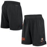 Cincinnati Bengals 2024 Sideline Performance Mesh Shorts Black - Nike