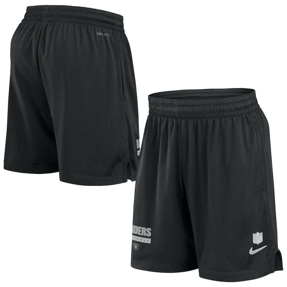 Las Vegas Raiders 2024 Sideline Performance Mesh Shorts Black - Nike