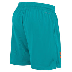 Miami Dolphins 2024 Sideline Performance Mesh Shorts Aqua - Nike