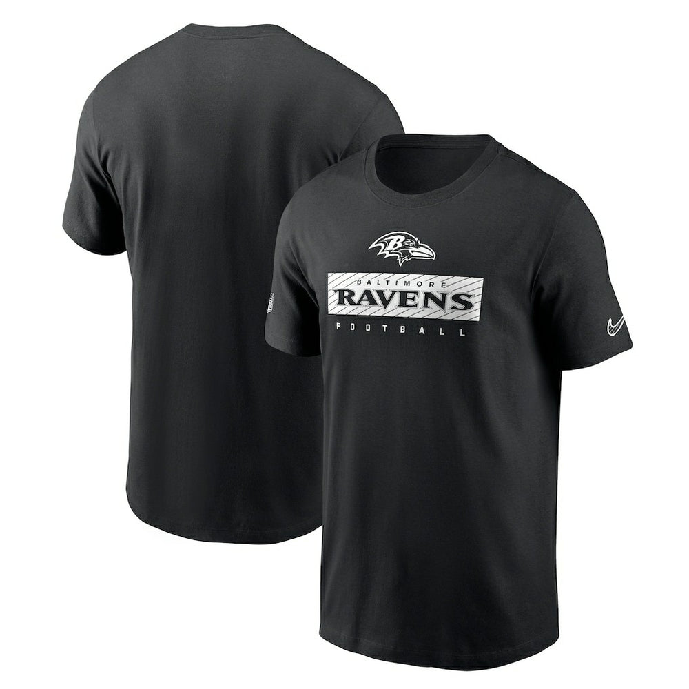 Baltimore Ravens Sideline Performance T-Shirt Black - Nike