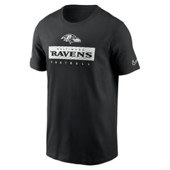 Baltimore Ravens Sideline Performance T-Shirt Black - Nike