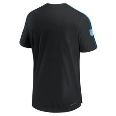 Carolina Panthers 2024 Sideline Coach UV Performance T-Shirt Black - Nike