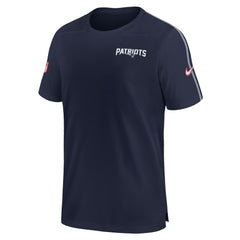 New England Patriots 2024 Sideline Coach UV Performance T-Shirt Navy - Nike