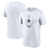Dallas Cowboys Primetime Legend Icon Performance T-Shirt White - Nike
