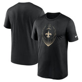 New Orleans Saints Primetime Legend Icon Performance T-Shirt Black - Nike