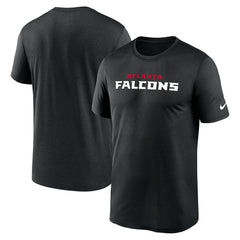 Atlanta Falcons Primetime Legend Wordmark Performance T-Shirt Black - Nike