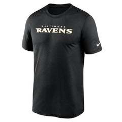 Baltimore Ravens Primetime Legend Wordmark Performance T-Shirt Black - Nike
