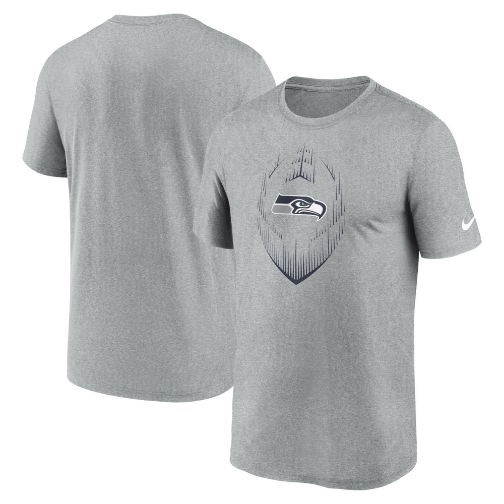 Seattle Seahawks Primetime Legend Icon Performance T-Shirt Heather Gray - Nike