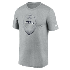 Seattle Seahawks Primetime Legend Icon Performance T-Shirt Heather Gray - Nike
