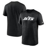 New York Jets Primetime Legend Wordmark Performance T-Shirt Black - Nike