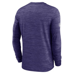 Baltimore Ravens Sideline Velocity Dri-FIT Long Sleeve T-Shirt Purple - Nike