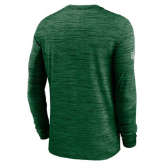 New York Jets Sideline Velocity Dri-FIT Long Sleeve T-Shirt Green - Nike