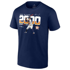 Jose Altuve Houston Astros Fanatics 2,000 Career Hits T-Shirt Near Me