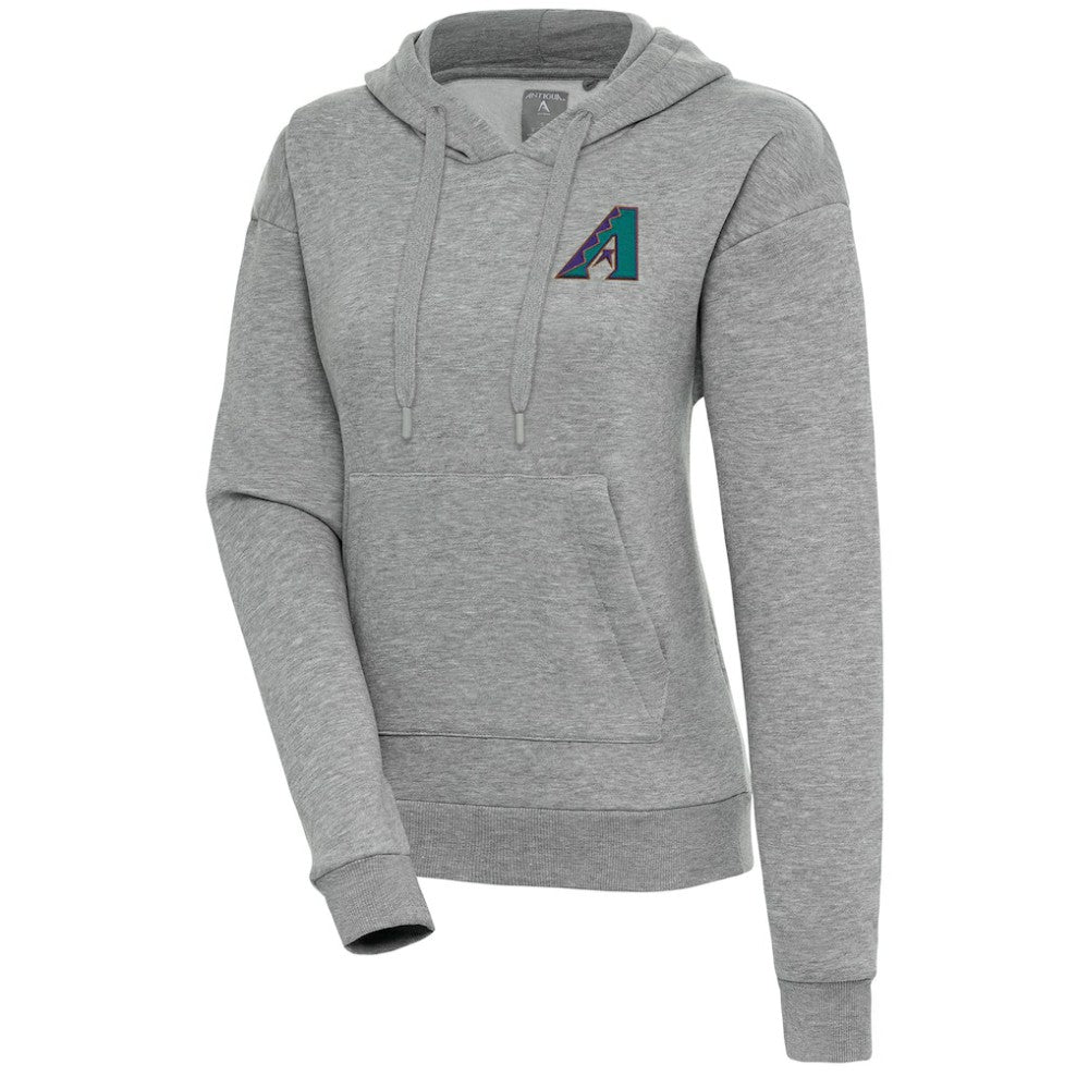 Arizona Diamondbacks Antigua Women's Cooperstown Victory Pullover Hoodie On Sale