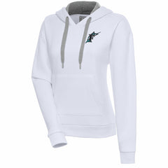 Florida Marlins Antigua Women's Cooperstown Victory Pullover Hoodie for sale