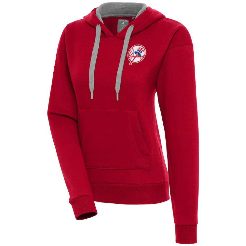 New York Yankees Antigua Women's Cooperstown Victory Pullover Hoodie Lifestyle
