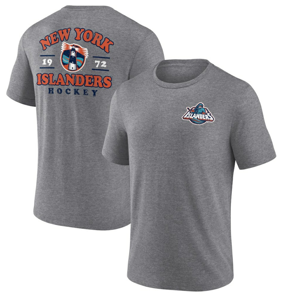 New York Islanders - Winger Tri-Blend T-Shirt Heather Gray