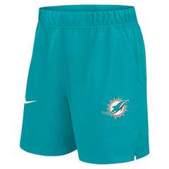 Miami Dolphins Blitz Victory Dri-FIT Shorts Aqua - Nike