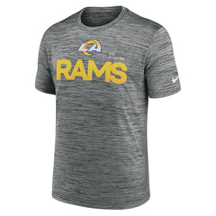 Los Angeles Rams Blitz Velocity Modern Dri-FIT T-Shirt Anthracite - Nike