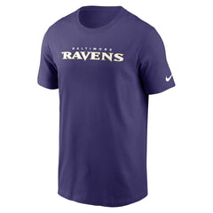 Baltimore Ravens Primetime Wordmark Essential T-Shirt Purple - Nike