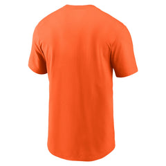 Denver Broncos Primetime Wordmark Essential T-Shirt Orange - Nike