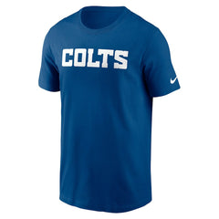 Indianapolis Colts Primetime Wordmark Essential T-Shirt Royal - Nike