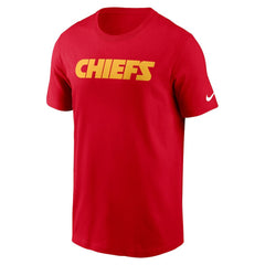 Kansas City Chiefs Primetime Wordmark Essential T-Shirt Red - Nike