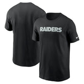 Las Vegas Raiders Primetime Wordmark Essential T-Shirt Black - Nike