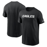 Philadelphia Eagles Primetime Wordmark Essential T-Shirt Black - Nike