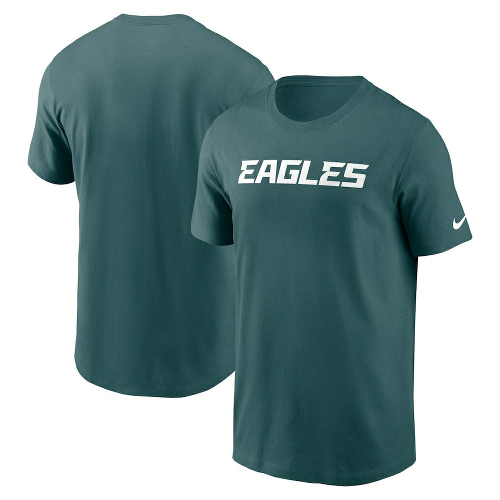 Philadelphia Eagles Primetime Wordmark Essential T-Shirt Midnight Green - Nike