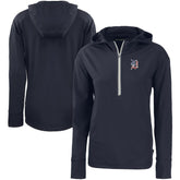 Detroit Tigers Cutter & Buck Women's Daybreak Eco Recycled Half-Zip Hoodie for sale