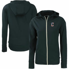 Cleveland Guardians Cutter & Buck Women's Daybreak Eco Recycled Full-Zip Hoodie for sale