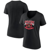 Ottawa Senators - Women's Slapshot V-Neck T-Shirt Black