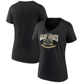 Vegas Golden Knights Women's Slapshot V-Neck T-Shirt Black