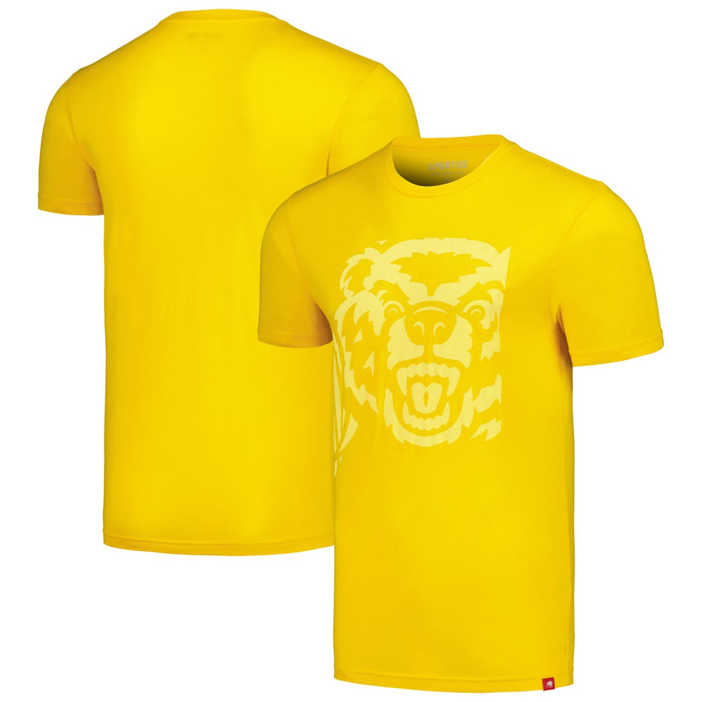 NBA - Memphis Grizzlies Sportiqe Unisex Bear Baller Tri-Blend Comfy T-Shirt - Gold