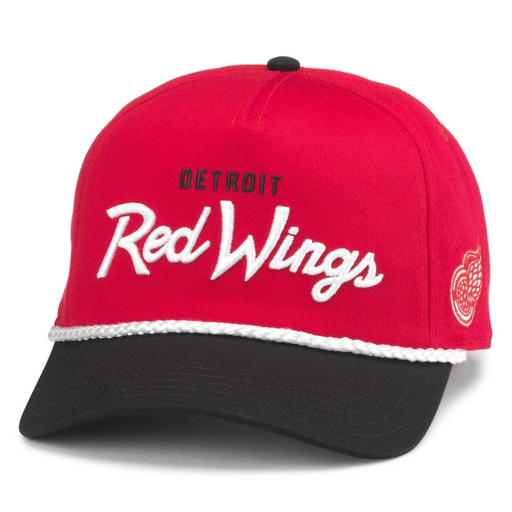 Detroit Red Wings - American Needle Roscoe Washed Twill Adjustable Hat Red/Black