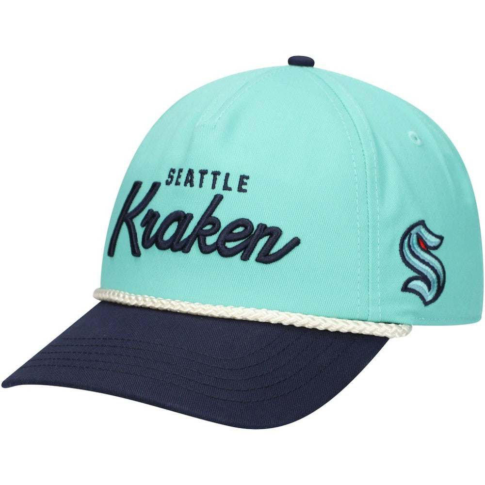 Seattle Kraken American Needle Roscoe Washed Twill Adjustable Hat Light Blue/Deep Sea Blue