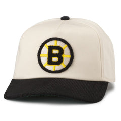 Boston Bruins American Needle Burnett Adjustable Hat White/Black