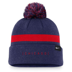 Chicago Cubs Nike Hometown Peak Cuffed Knit Hat with Pom for sale