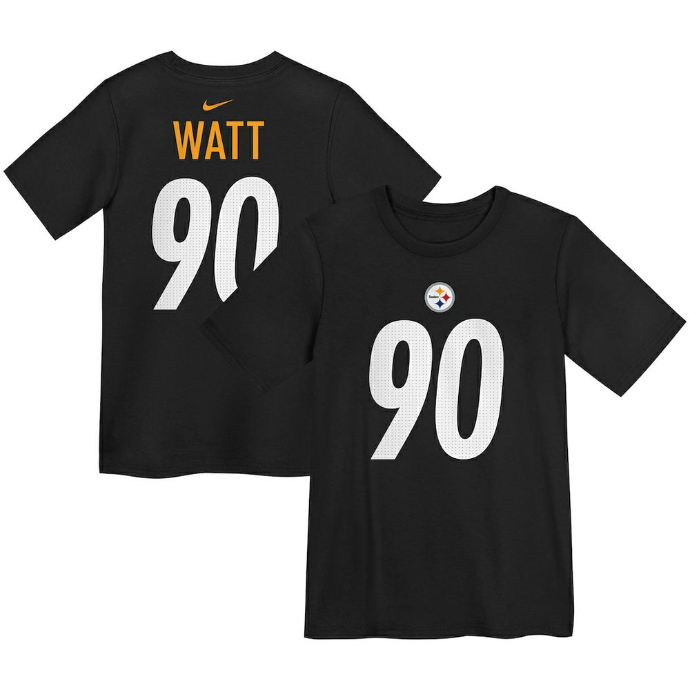 T.J. Watt Pittsburgh Steelers Preschool Player Name & Number T-Shirt Black - Nike