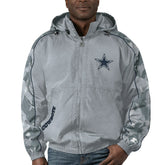 Dallas Cowboys Starter Throwback Thursday Night Lights Hoodie Full-Zip Jacket Silver - NFL