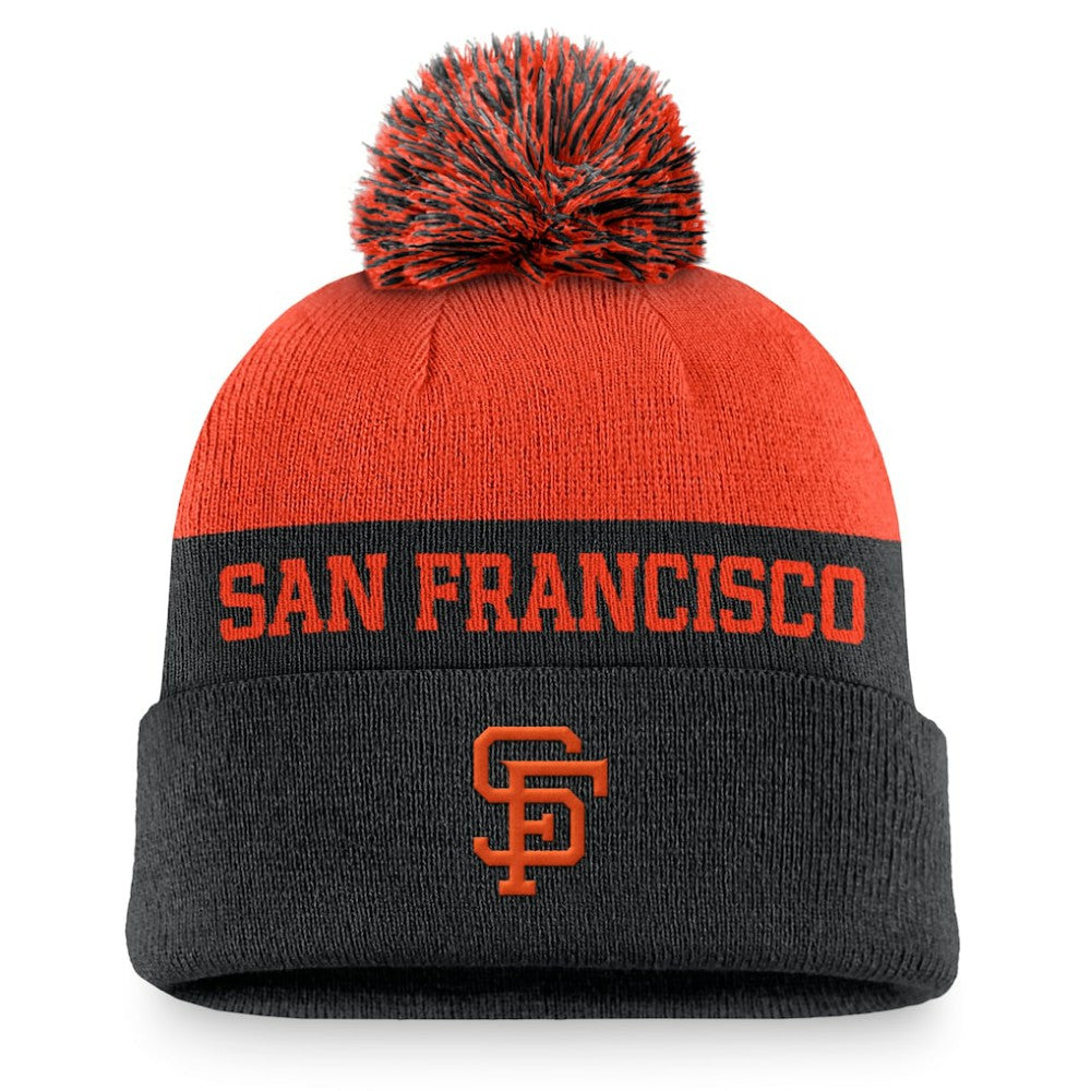 San Francisco Giants Nike Rewind Peak Cuffed Knit Hat with Pom for sale