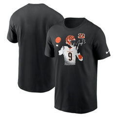 Joe Burrow Cincinnati Bengals Player Graphic T-Shirt Black - Nike